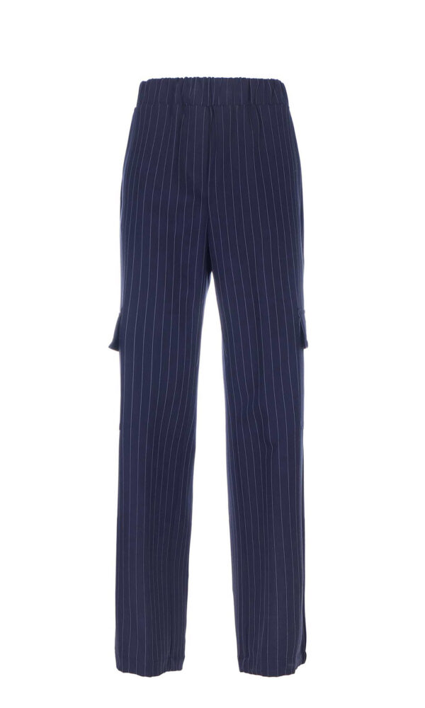 TROUSERS WITH PINSTRIPED POCKETS