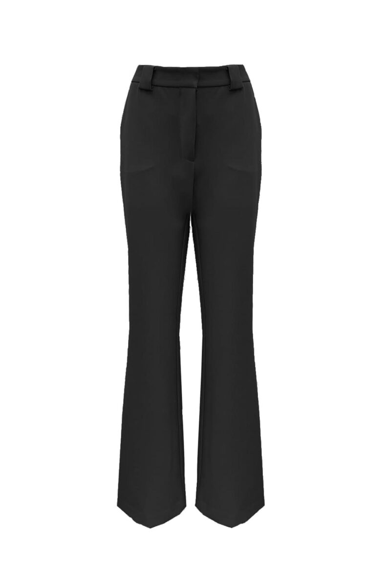 PALAZZO TROUSERS IN BIELASTIC FABRIC