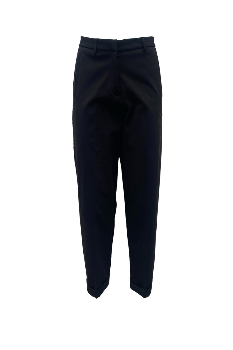 CIGARETTE TROUSERS IN BISTRETCH FABRIC