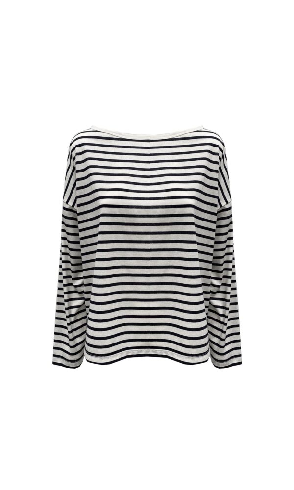 STRIPED BOXY T-SHIRT