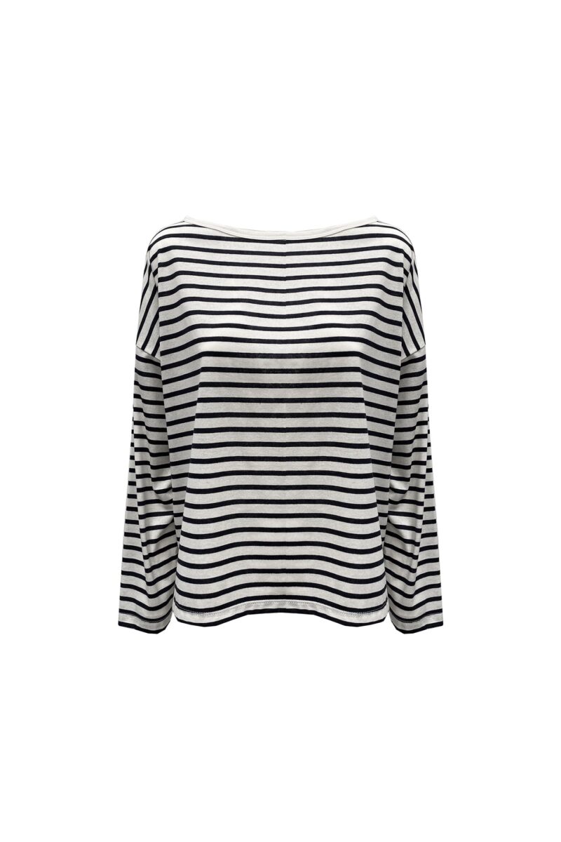 STRIPED BOXY T-SHIRT