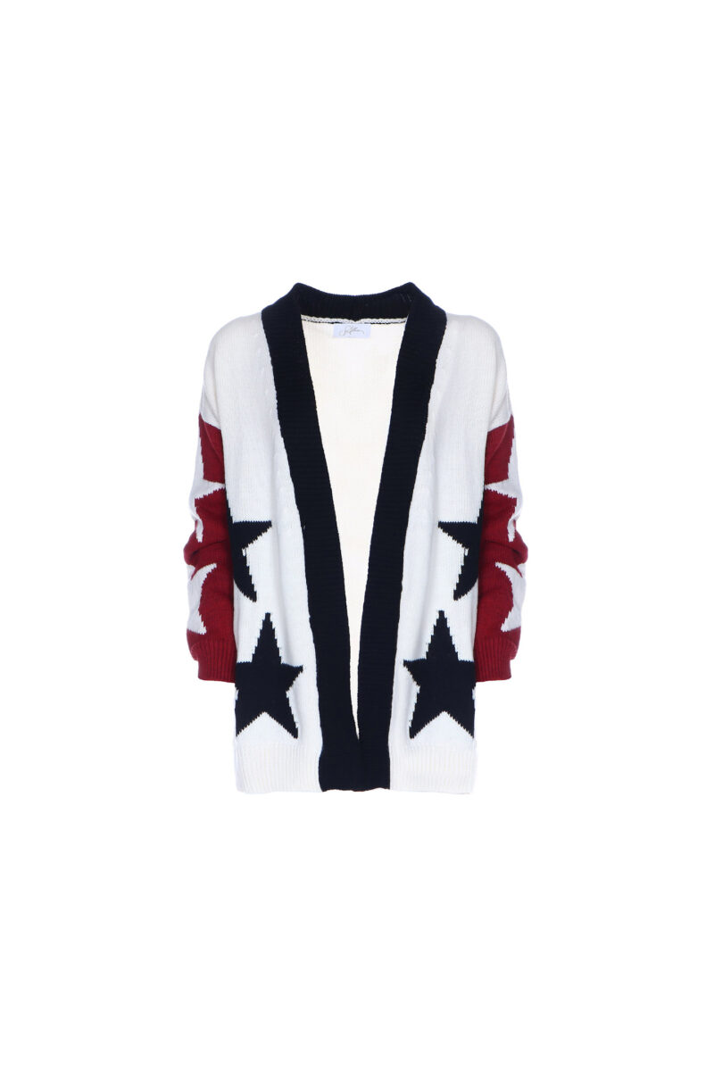 SHORT STAR PATTERN CARDIGAN