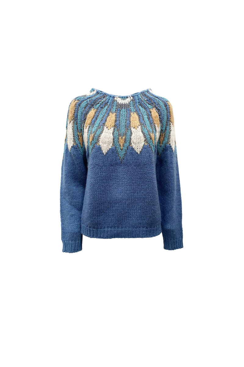 MOUNTAIN BOAT NECKLINE SWEATER