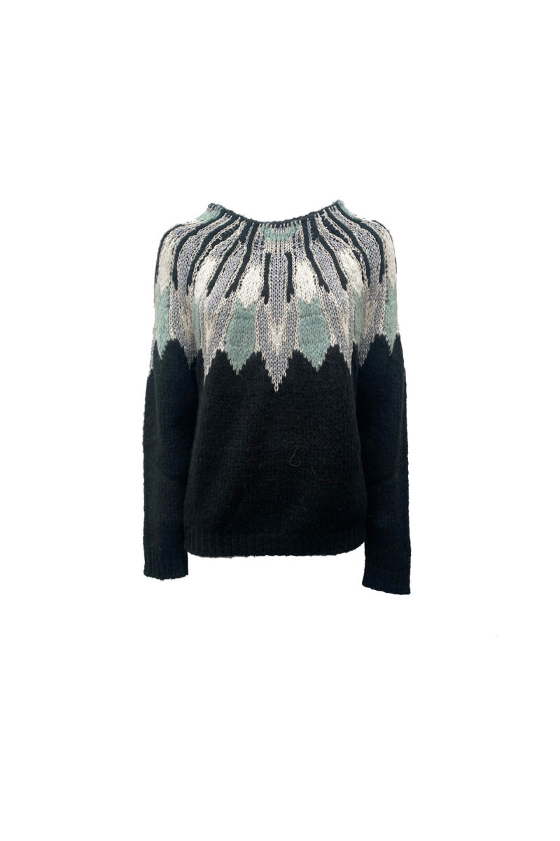 MOUNTAIN BOAT NECKLINE SWEATER