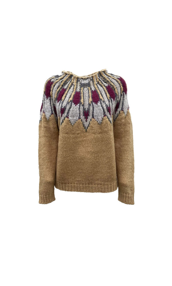 MOUNTAIN BOAT NECKLINE SWEATER