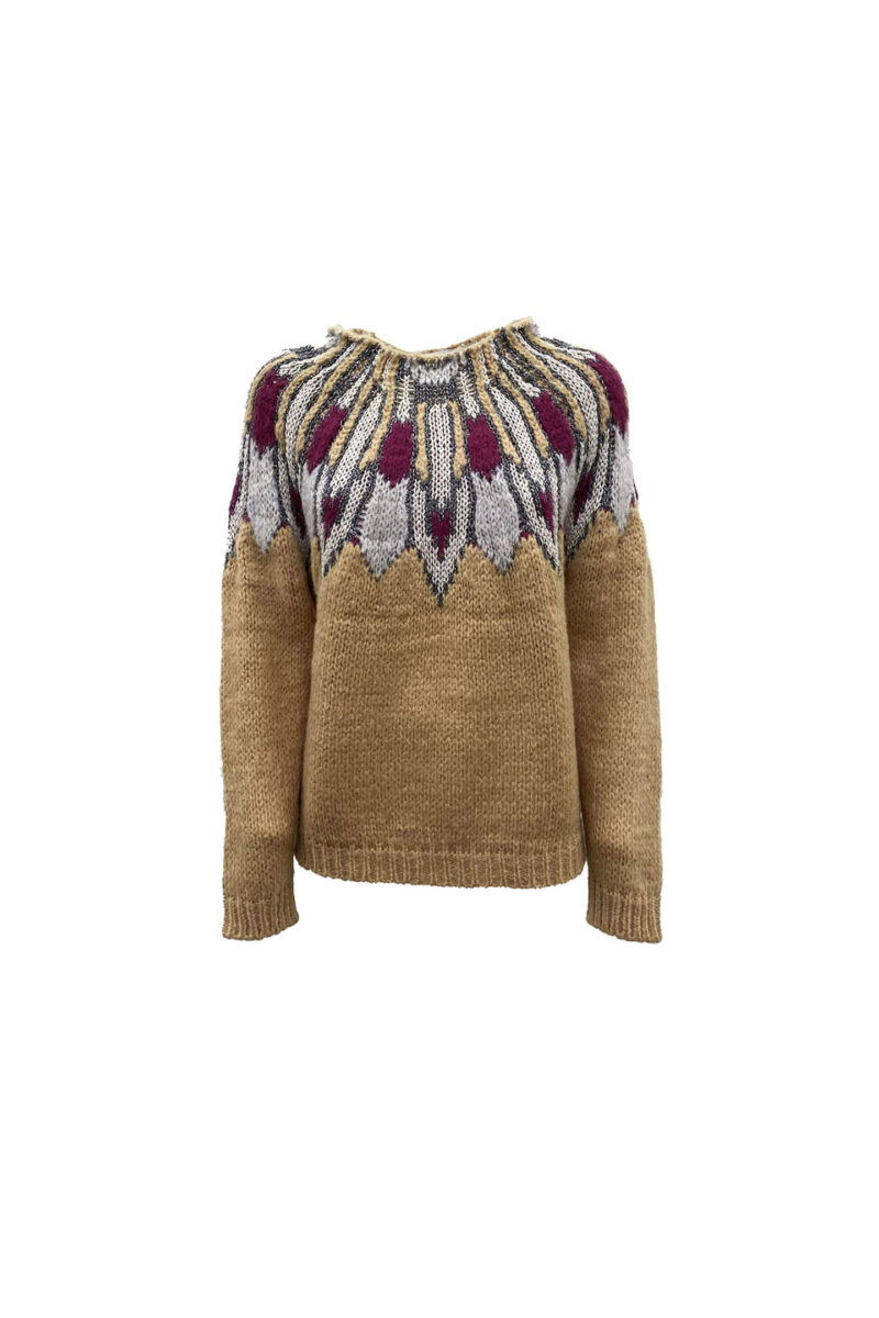 MOUNTAIN BOAT NECKLINE SWEATER