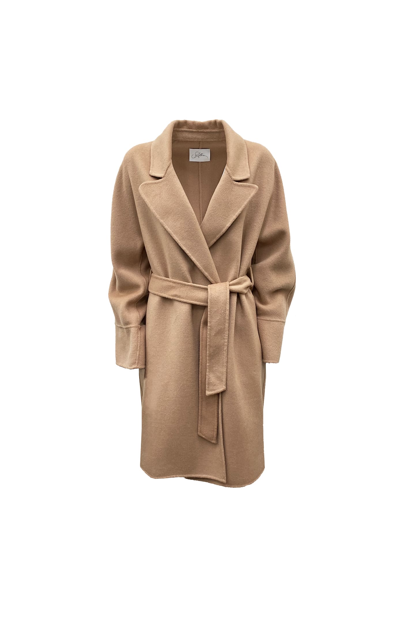 Short coat on sale with belt