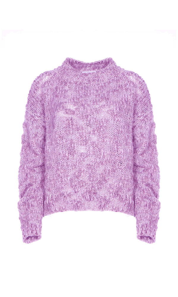 SWEATER YARN BUTTON AND LUREX