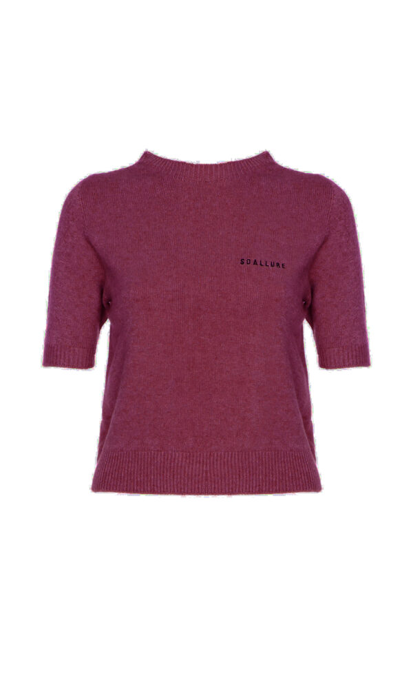 MAGLIA GIROCOLLO CON RICAMO SOALLURE