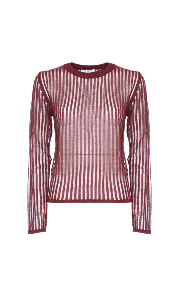 STRIPED CREW-NECK JUMPER