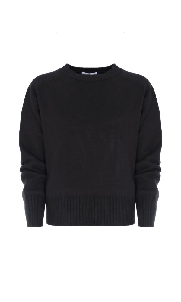 BOXY CREW-NECK SHIRT