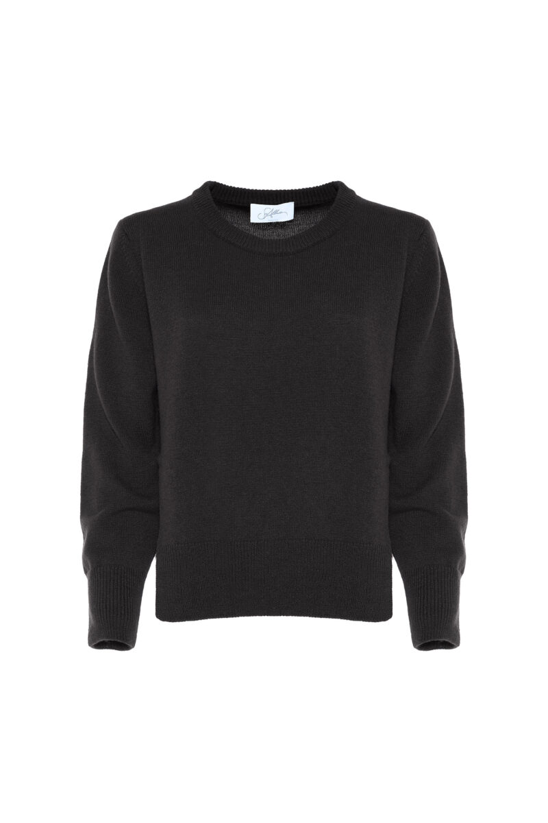 MAGLIA CON SPACCO IN LANA MERINO - immagine 4