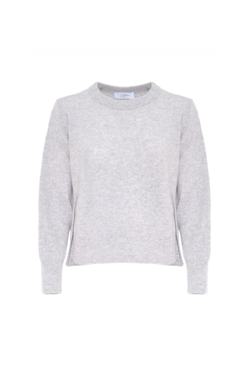 MAGLIA CON SPACCO IN LANA MERINO - immagine 6