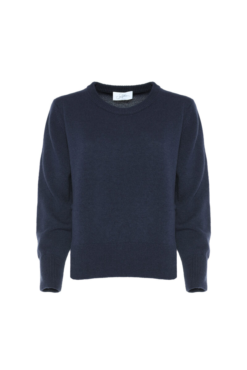 MAGLIA CON SPACCO IN LANA MERINO - immagine 5