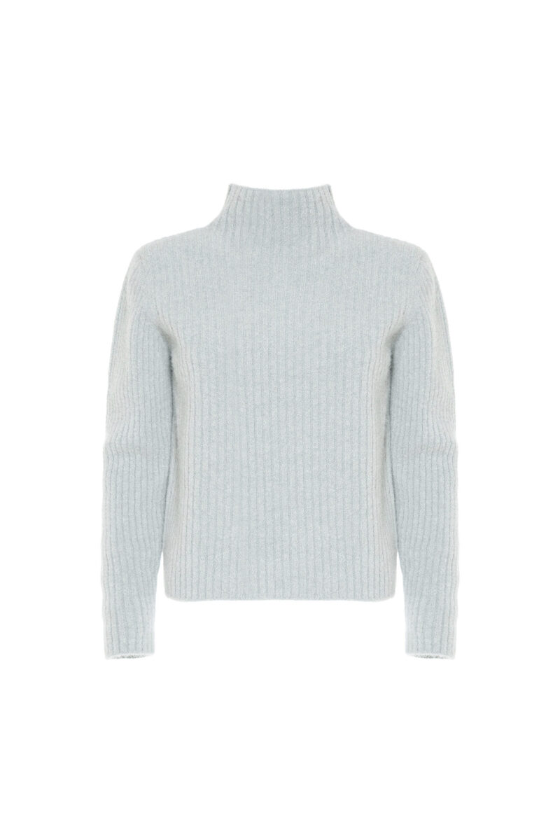 MAGLIA LUPETTO A COSTE IN ALPACA