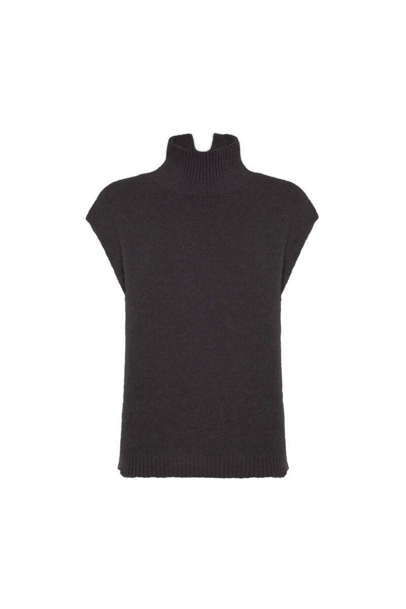SLEEVELESS TURTLENECK VEST - Image 8