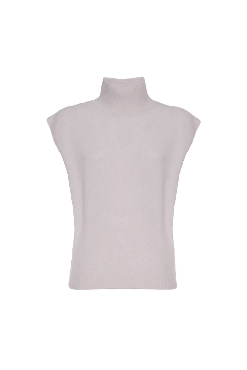 SLEEVELESS TURTLENECK VEST - Image 5