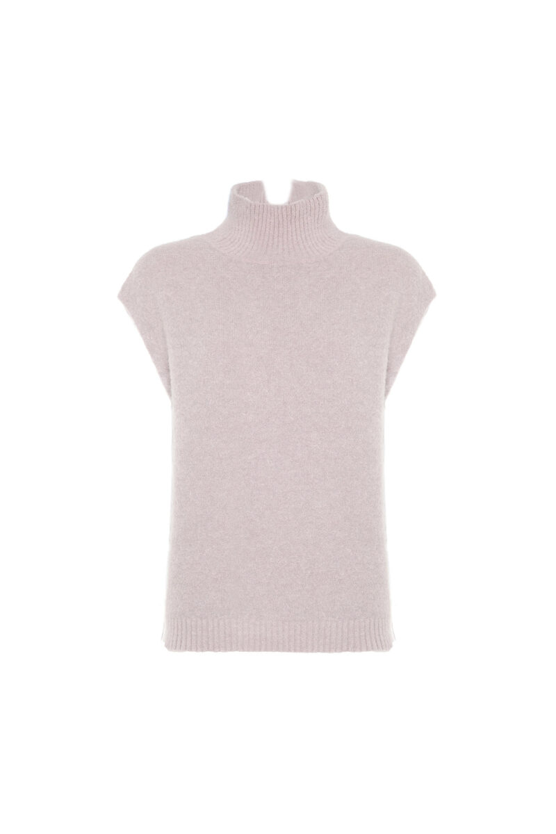 SLEEVELESS TURTLENECK VEST