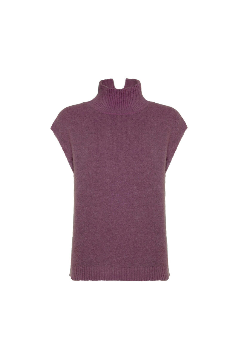SLEEVELESS TURTLENECK VEST - Image 4