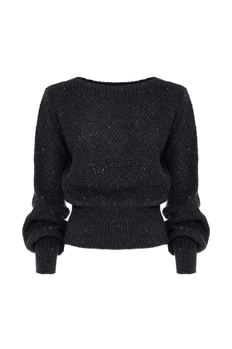 MAGLIA IN PUNTO RISO MISTO LANA - immagine 5