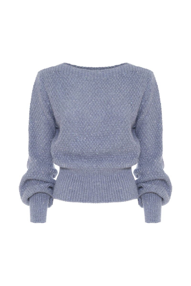 MAGLIA IN PUNTO RISO MISTO LANA - immagine 4