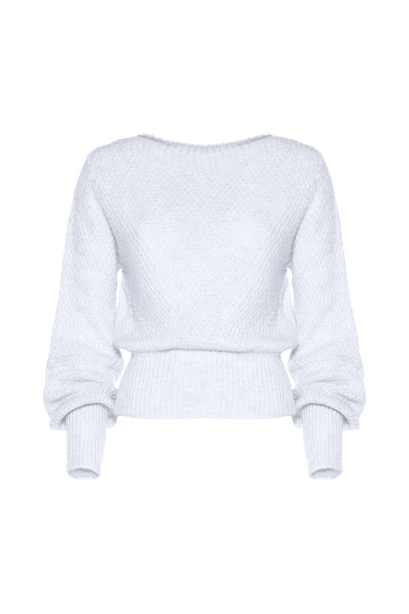 MAGLIA IN PUNTO RISO MISTO LANA - immagine 3