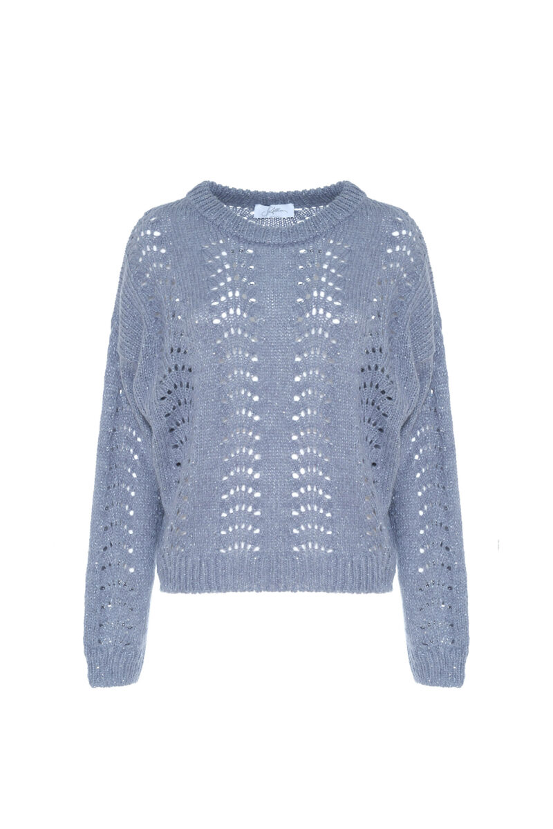 MAGLIA PUNTO VENTAGLIO MISTO LANA - immagine 4