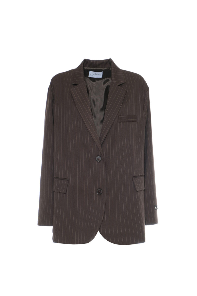 OVERJACKET WITH PIPED PATTERN