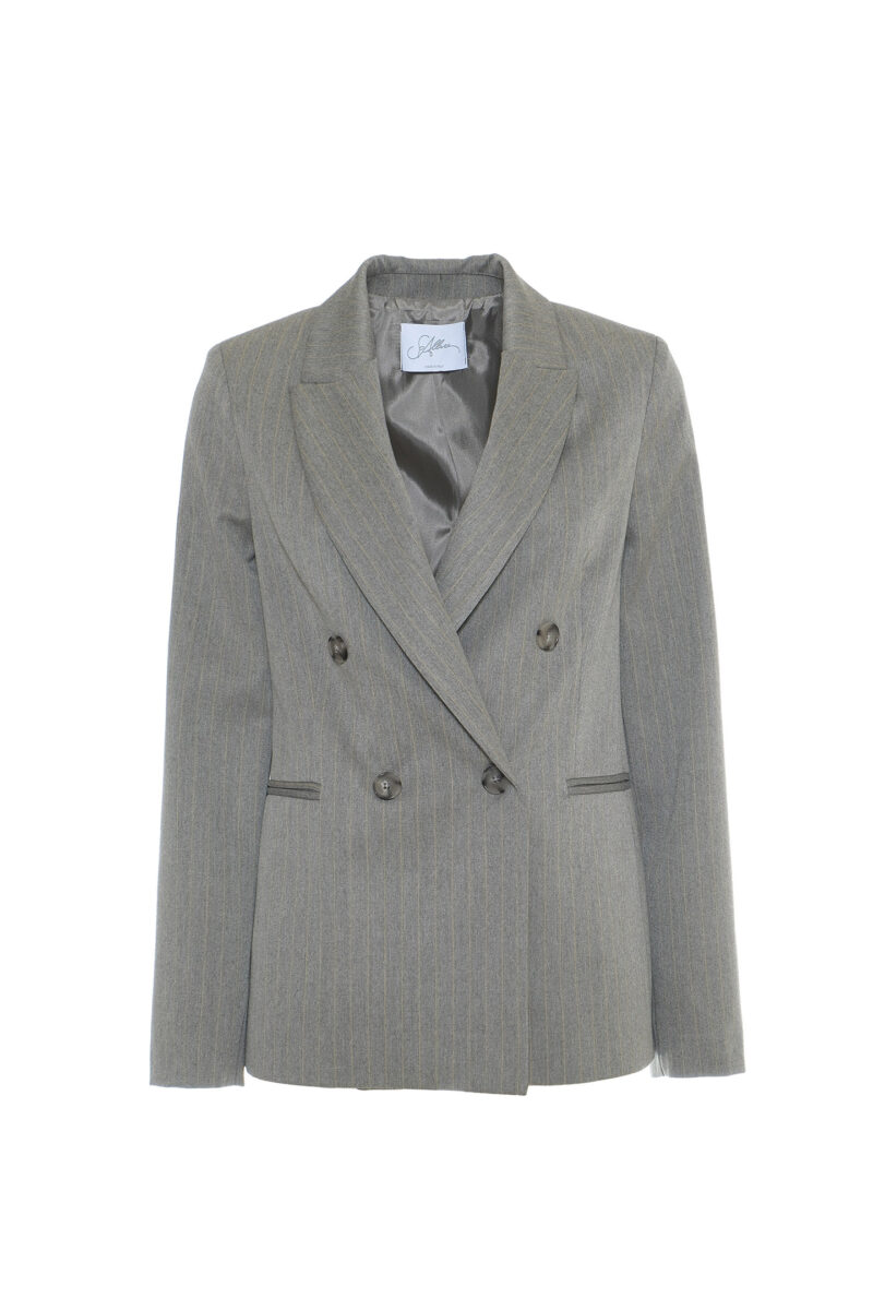 SLIM-FIT STRIPED JACKET