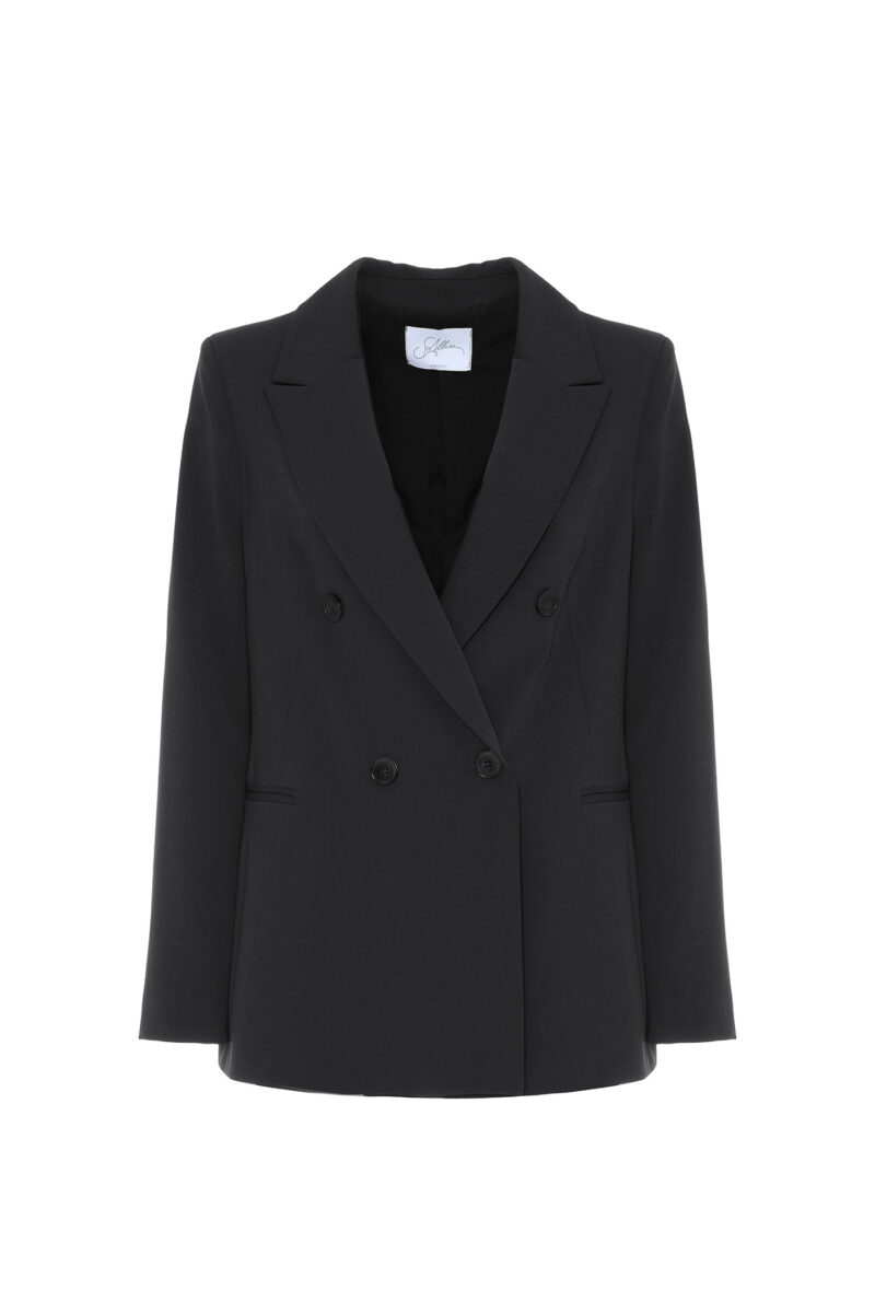 SLIM FIT DOUBLE-BREASTED WOOL BLEND JACKET - Image 7