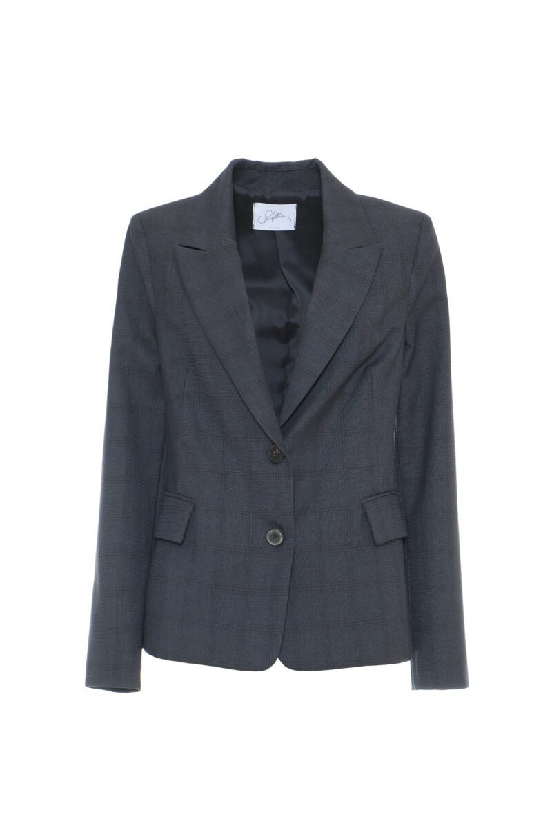 SLIM-FIT CHECKED JACKET - Image 2
