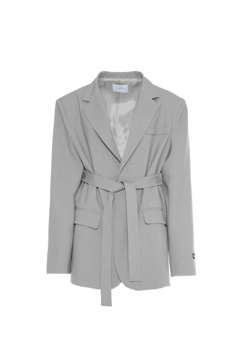 OVERJACKET WITH BELT BOY'S FABRIC - Image 15