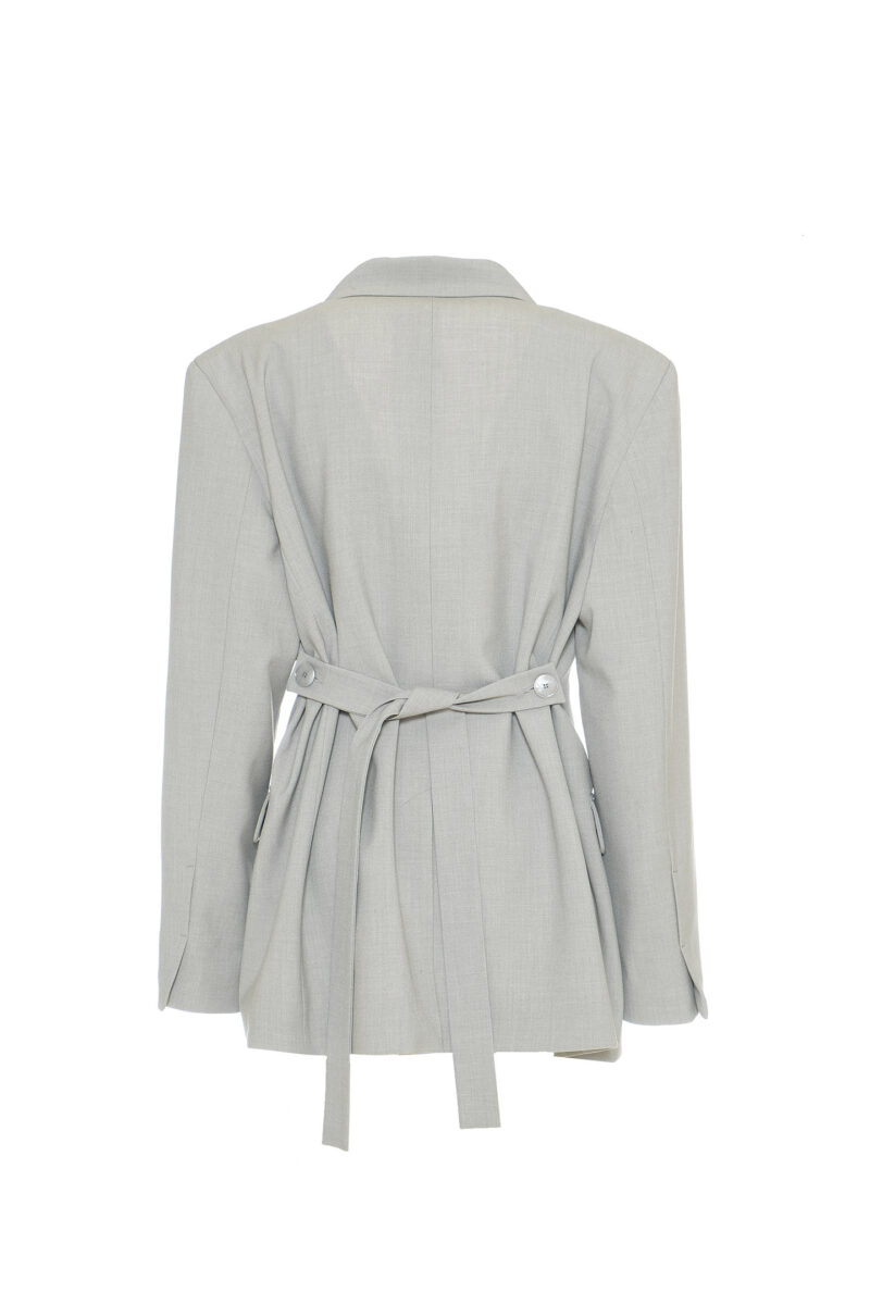 OVERJACKET WITH BELT BOY'S FABRIC - Image 12