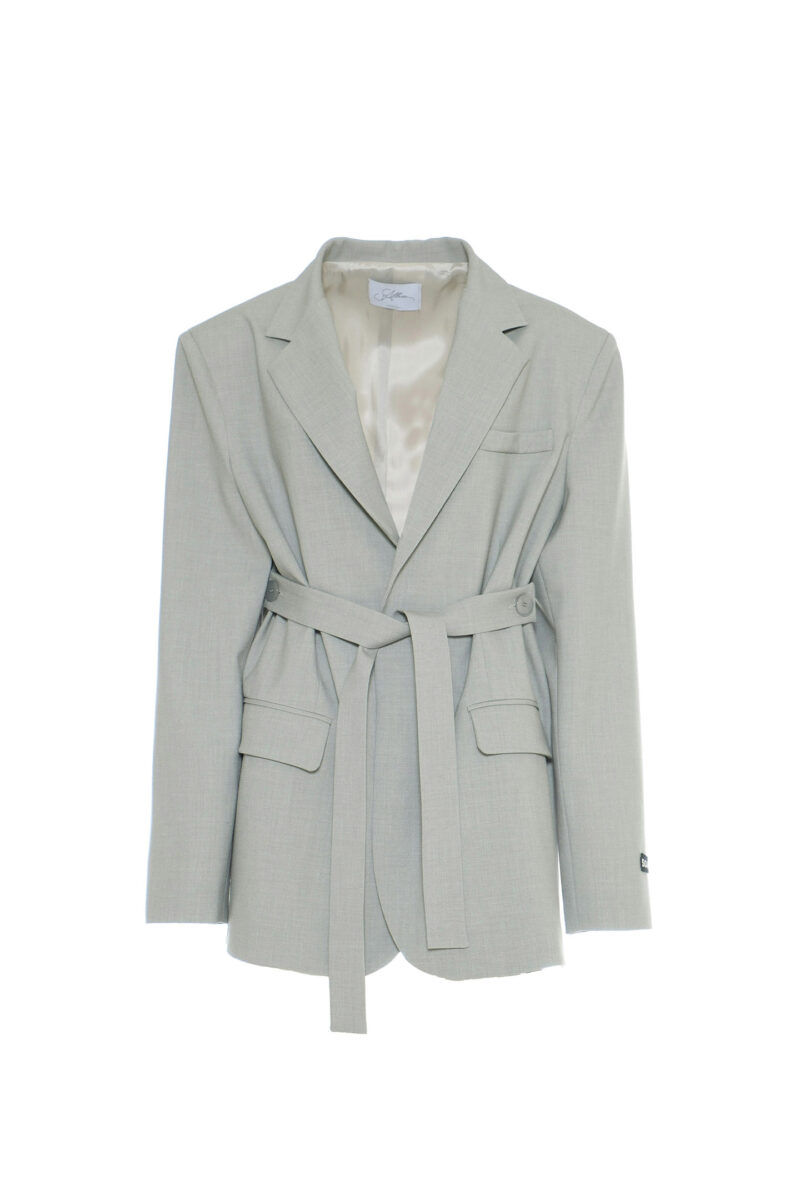 OVERJACKET WITH BELT BOY'S FABRIC - Image 11