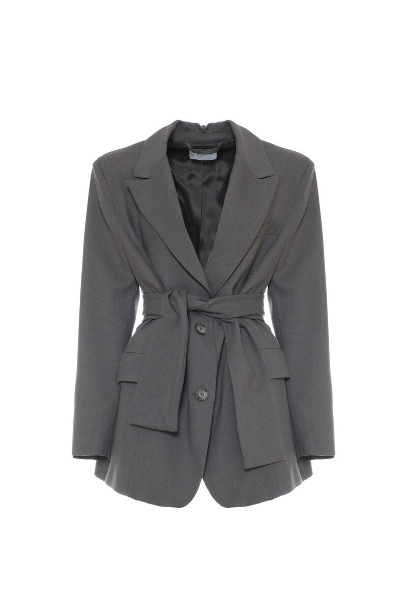 OVERSIZED JACKET WITH SASH