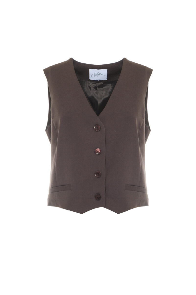 TAILORED BOY FABRIC WAISTCOAT