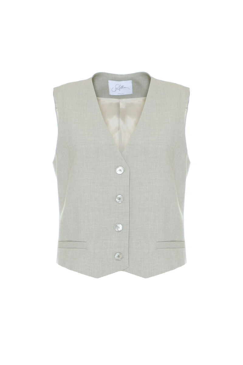 TAILORED BOY FABRIC WAISTCOAT - Image 3