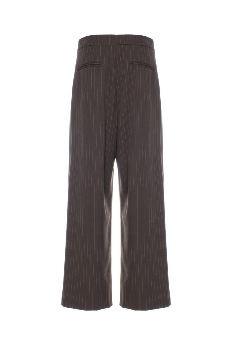 PANTALONI A PALAZZO TESSUTO GESSATO - immagine 5