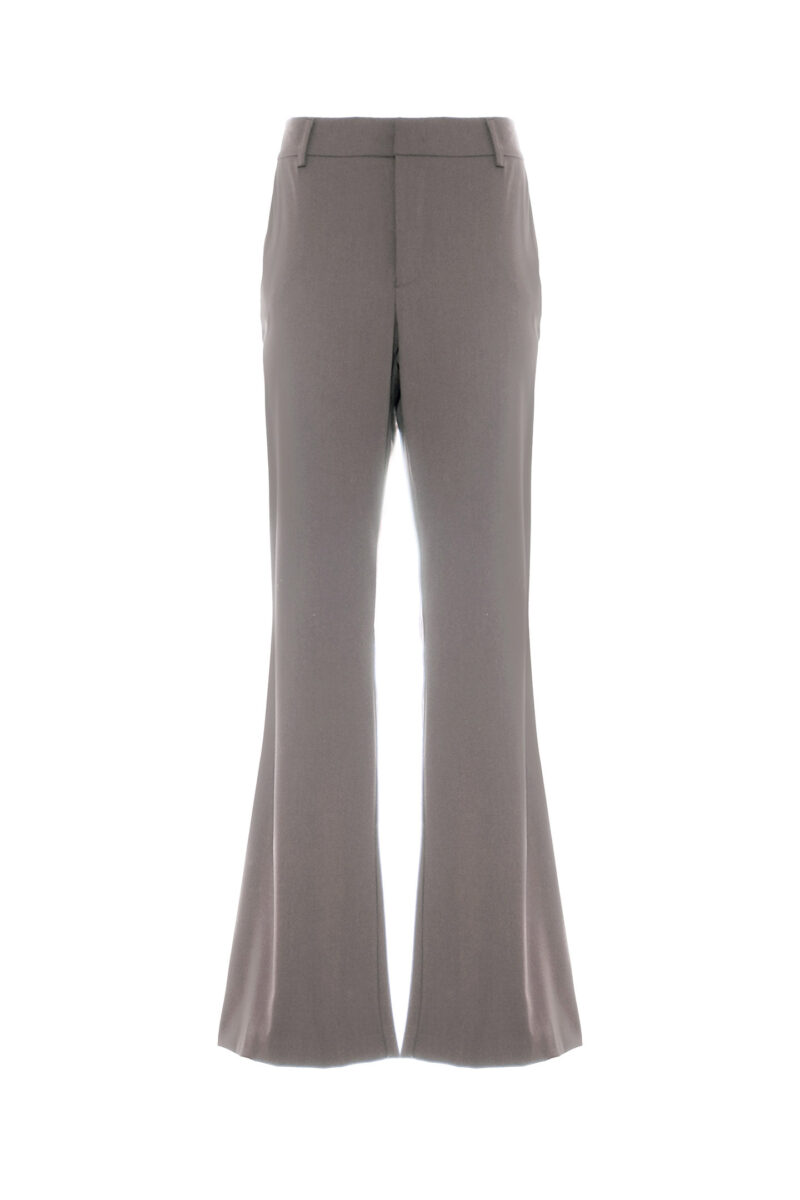 TAILORED FLARE TROUSERS IN WOOL BLEND - Image 4