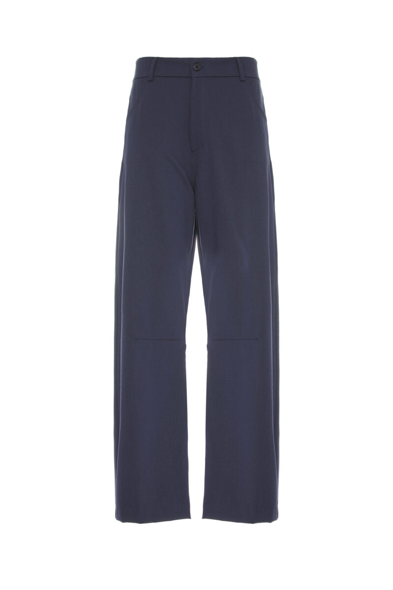 PANTALONI BARREL IN MISTO LANA - immagine 5