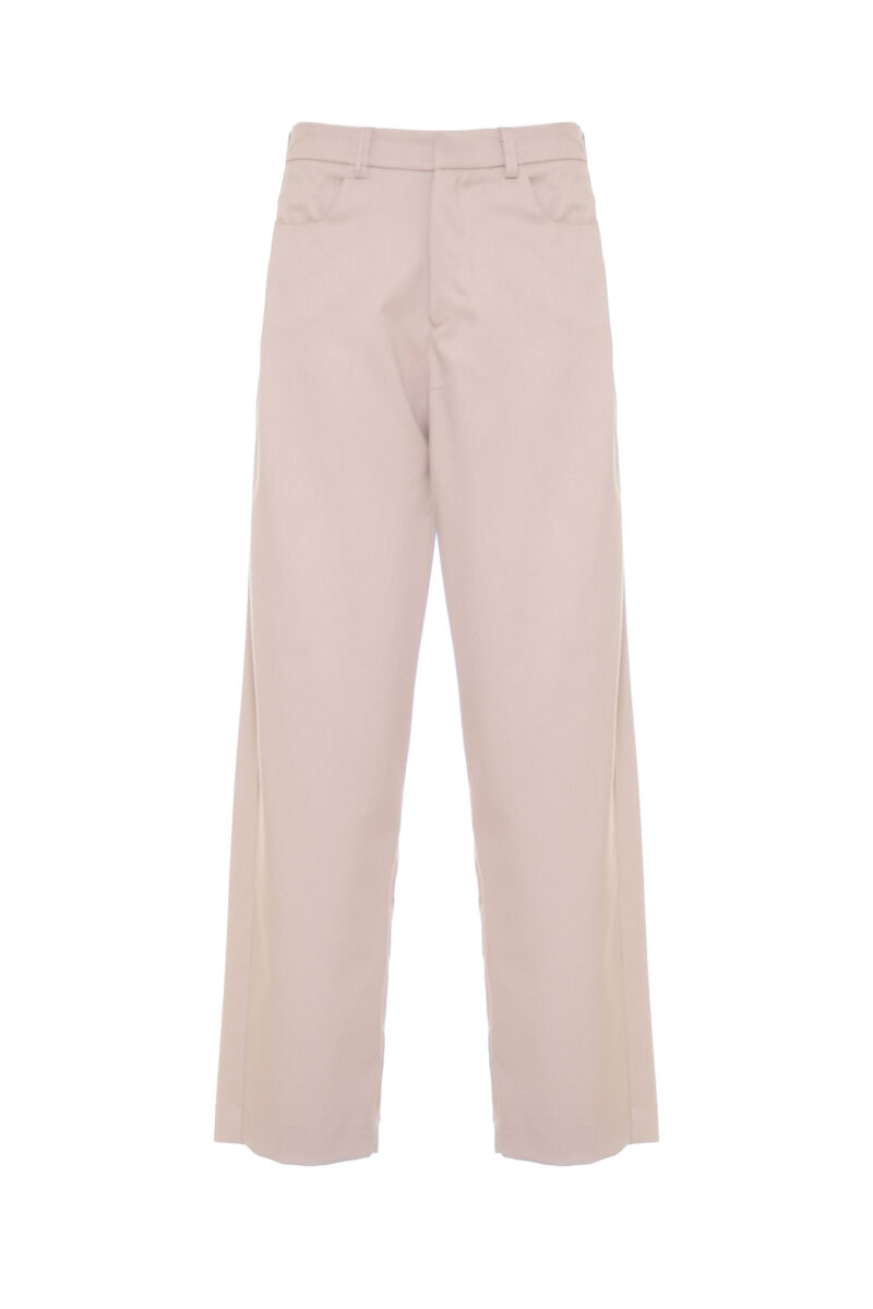 STRAIGHT-LEG TROUSERS IN BOY FABRIC - Image 8