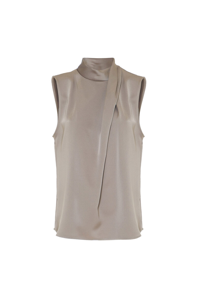 SATIN CREPE TOP
