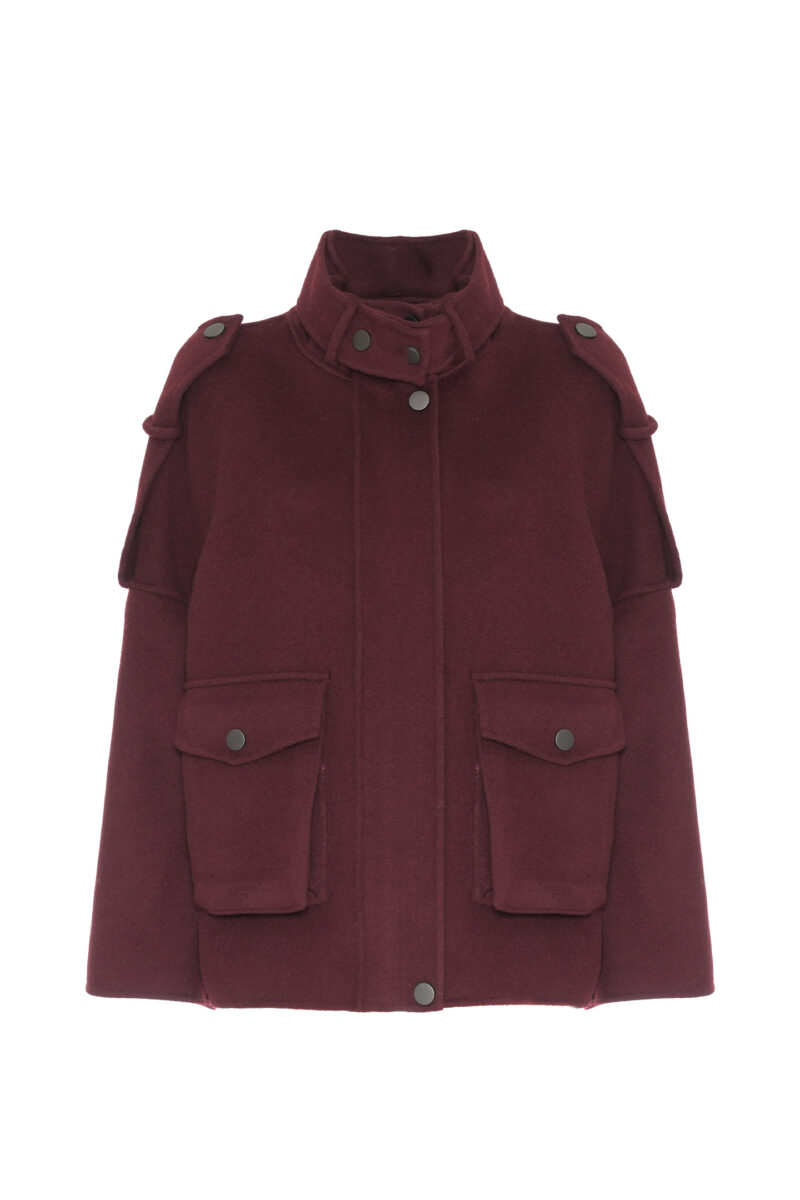 DOUBLE CLOTH CABAN WITH HIGH COLLAR - Image 6