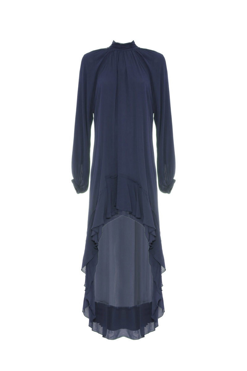ASYMMETRICAL VISCOSE DRESS - Image 8