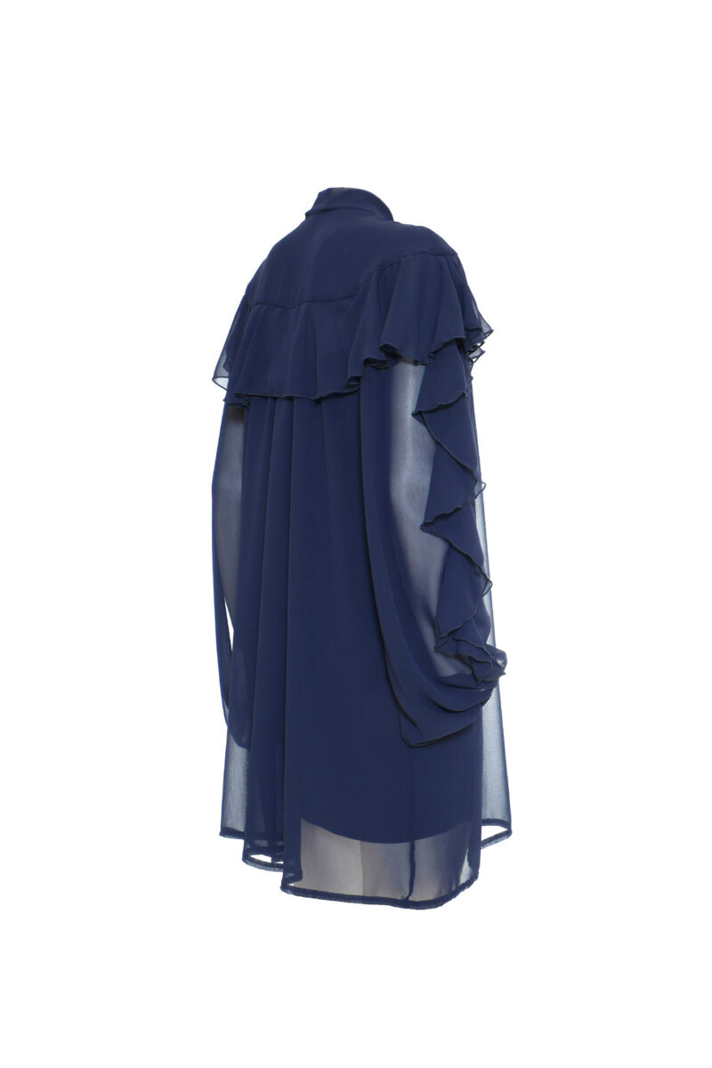 DRESS WITH RUFFLES AND CHIFFON FLARES - Image 3