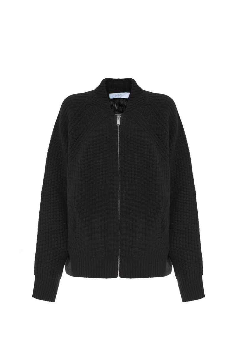 BOMBER JACKET WITH WOOL ZIP - Image 3