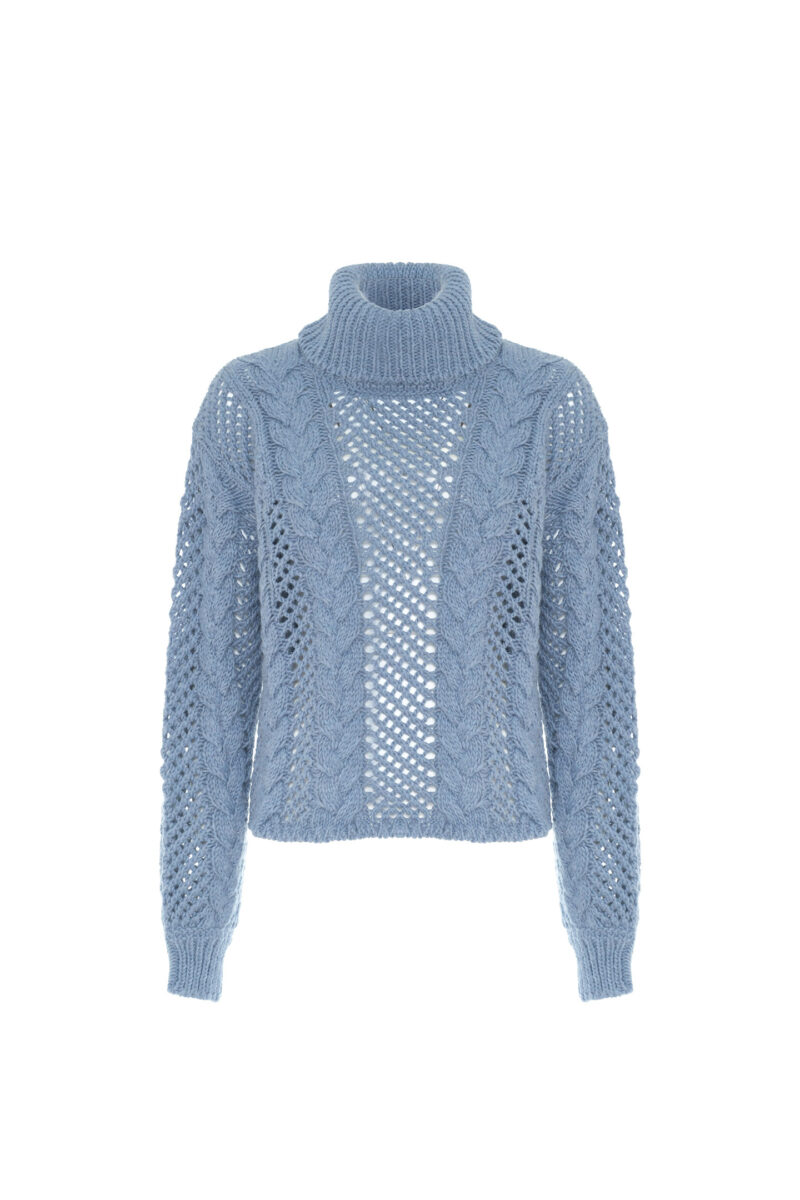 BRAIDED HIGH NECK PULLOVER - Image 6