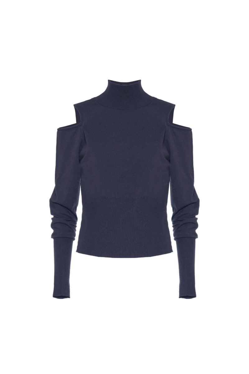 CUT-OUT VISCOSE SWEATER - Image 6