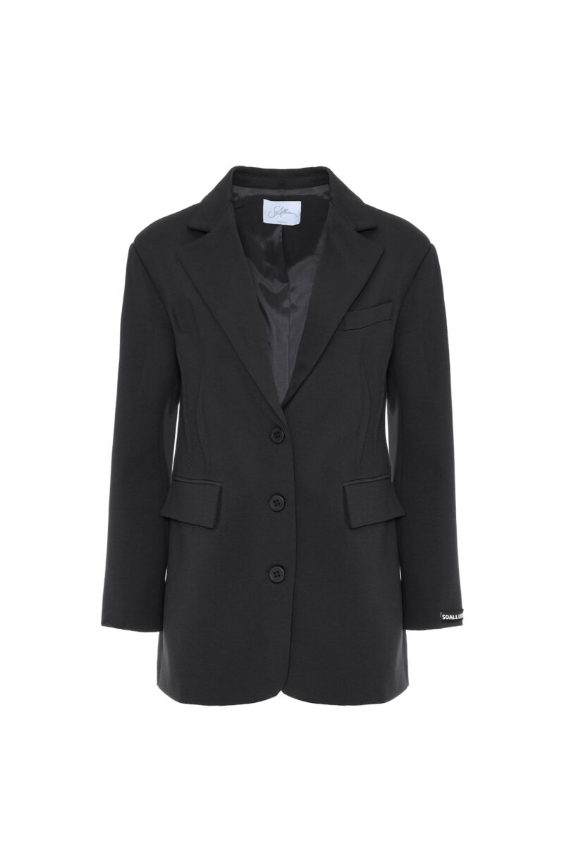 SLIM JACKET WITH REVERSE DART MILAN STITCH - Image 5