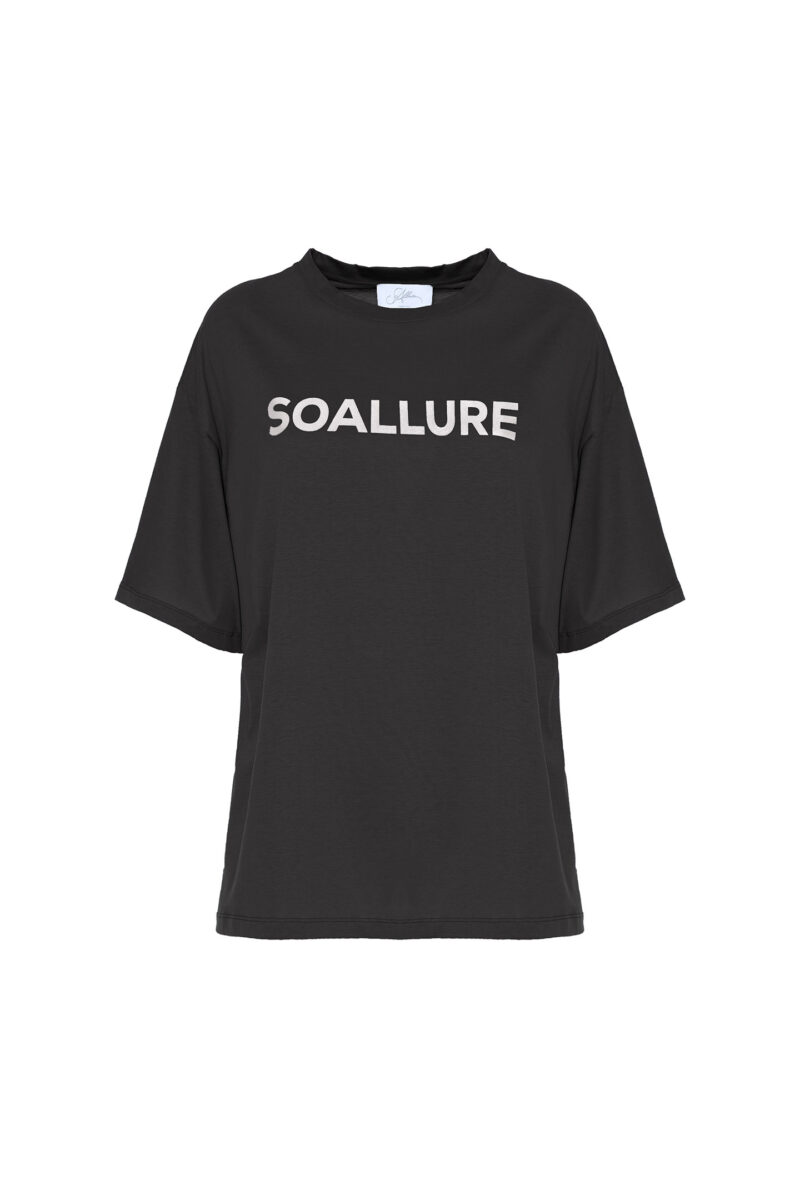 T-SHIRT OVER CON LOGO STAMPATO - immagine 4